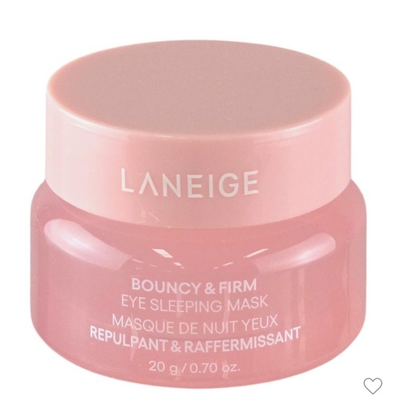 LANEIGE Bouncy & Firm Eye Sleeping Mask w/Caffeine Niacinamide Korean Beauty NIB - Picture 8 of 13